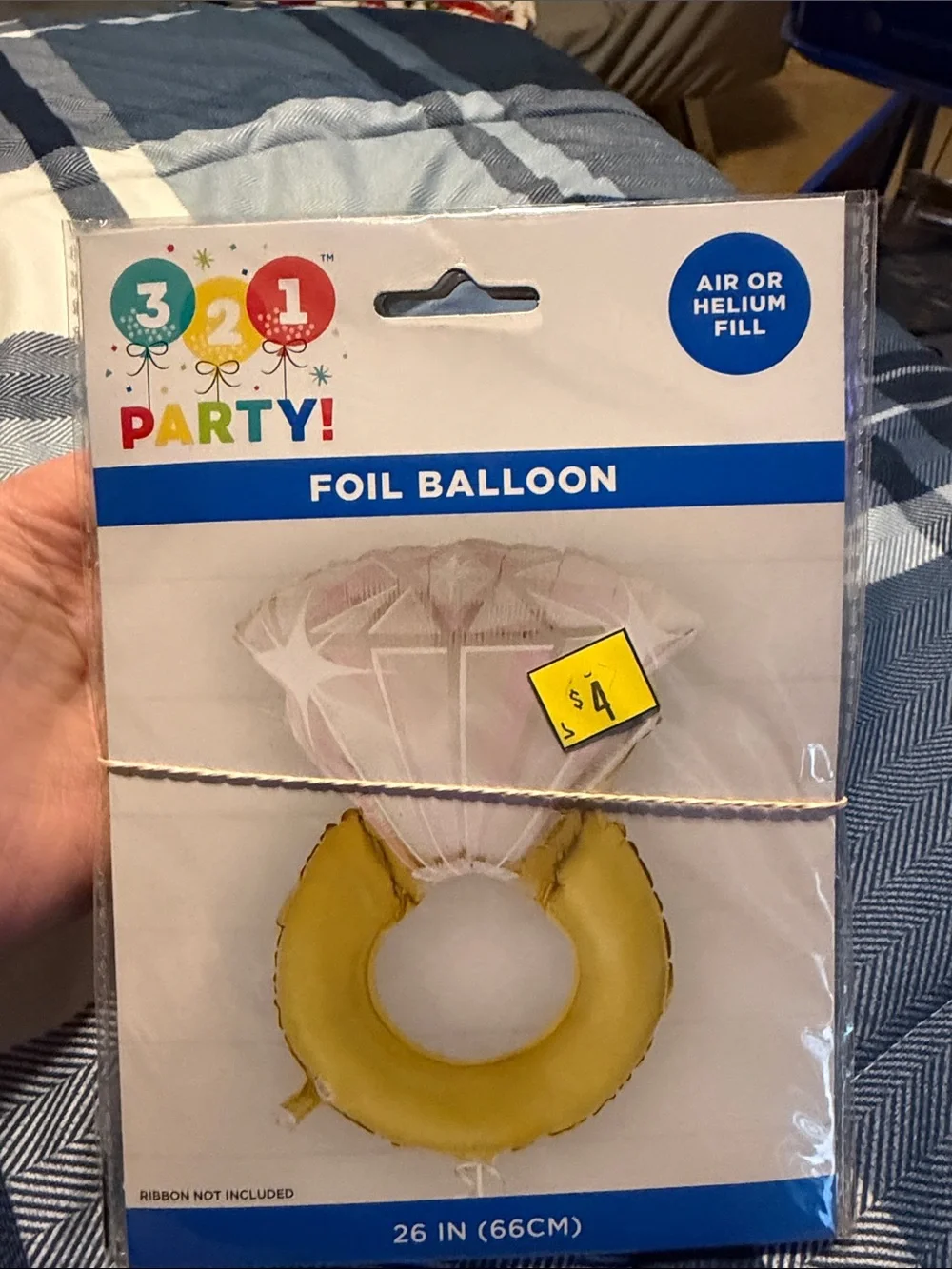 Gold Foil Ring Balloon - Foil Balloon